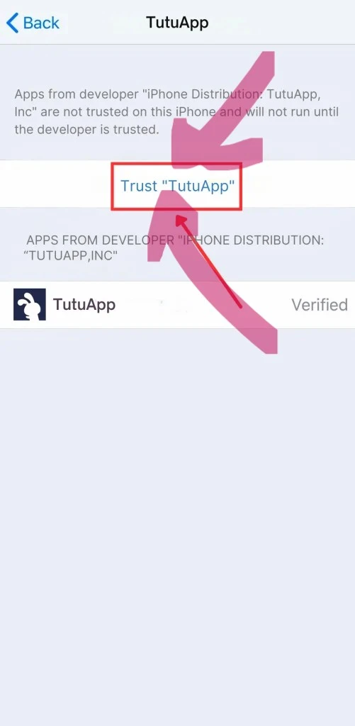 Trust-TutuApp-Certificate